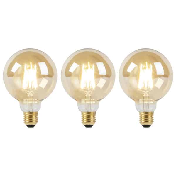 LUEDD Set mit 3 E27-LED-Lampen