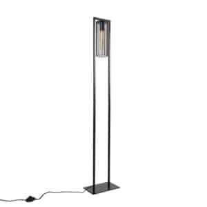 QAZQA Moderne Stehlampe schwarz - Balenco Wazo