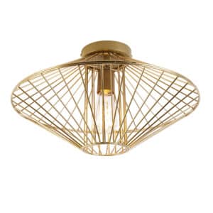 QAZQA Design-Deckenleuchte Gold - Zahra