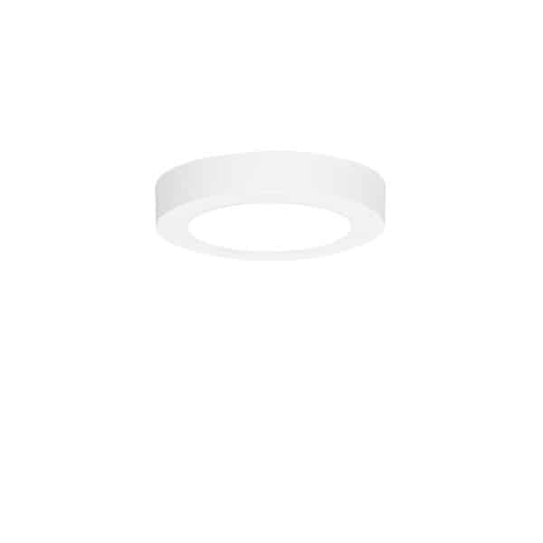 QAZQA Einbau- oder Aufbaustrahler weiß 14 cm inkl. LED 3 Stufen dimmbar bis warm - Trans