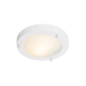 QAZQA Moderne Deckenleuchte weiß 18 cm IP44 - Yuma
