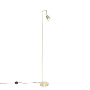 QAZQA Moderne Stehlampe Messing verstellbar - Java