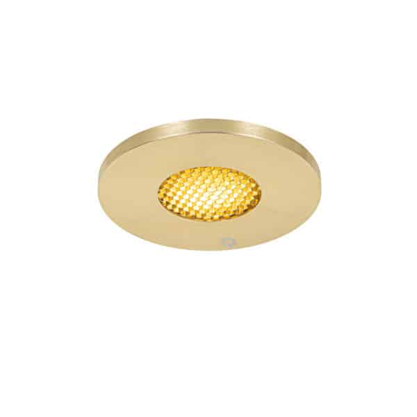 QAZQA Moderner Badezimmer-Einbaustrahler Gold IP54 – Shed Honey