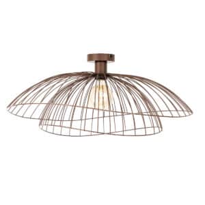 QAZQA Design Deckenleuchte Bronze 45 cm - Pua