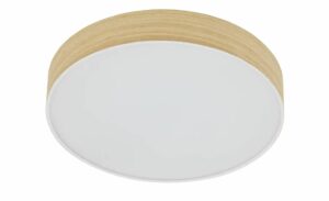 KHG LED-Deckenleuchte Holzoptik/weiß ¦ holzfarben ¦ Maße (cm): H: 6