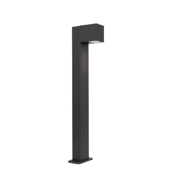 QAZQA Industrielle Outdoor-Stehleuchte Dunkelgrau 65 cm IP44 - Baleno