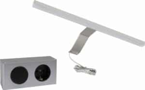 Aufbauleuchte silber