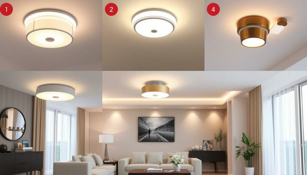 Deckenleuchten Positionierung im Wohnzimmer