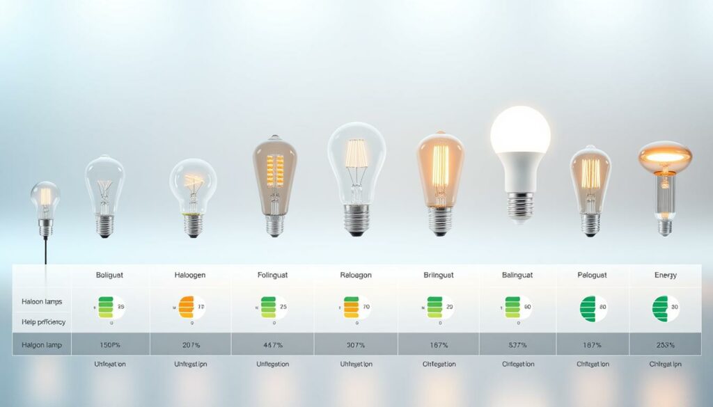 Halogenlicht Effizienzvergleich