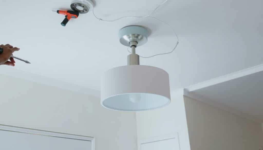 Wie schließt man eine DeckenLampe an?
